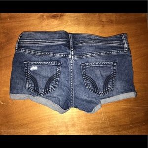 Dark Wash Hollister Jean Shorts